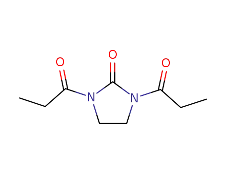 Molecular Structure of 40424-08-6 (1,1'-(2-oxoimidazolidine-1,3-diyl)bis(propan-1-one))