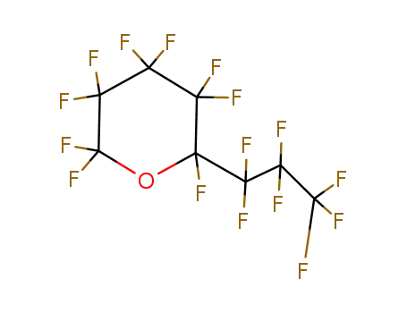 Molecular Structure of 335-35-3 (2,2,3,3,4,4,5,5,6-nonafluoro-6-(heptafluoropropyl)tetrahydro-2H-pyran)