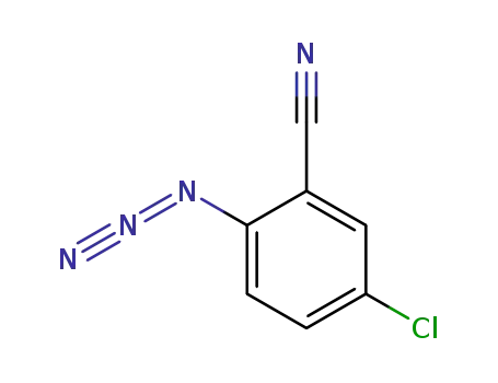 Molecular Structure of 156149-36-9 (2-azido-5-chlorobenzonitrile)