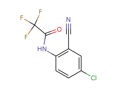 Molecular Structure of 618889-14-8 (N-(4-Chloro-2-cyanophenyl)-2,2,2-trifluoroacetamide)