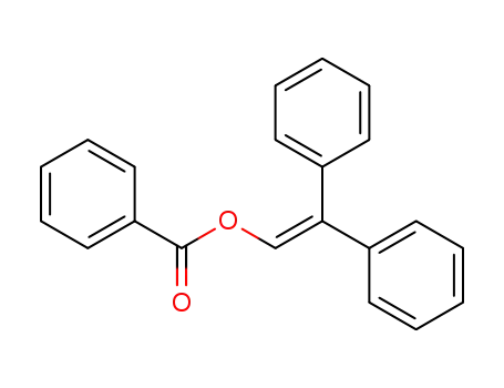 Molecular Structure of 86123-17-3 (Ethenol, 2,2-diphenyl-, benzoate)