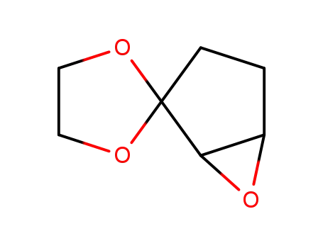 Molecular Structure of 319491-92-4 (Spiro[1,3-dioxolane-2,2-[6]oxabicyclo[3.1.0]hexane],  (+)-)