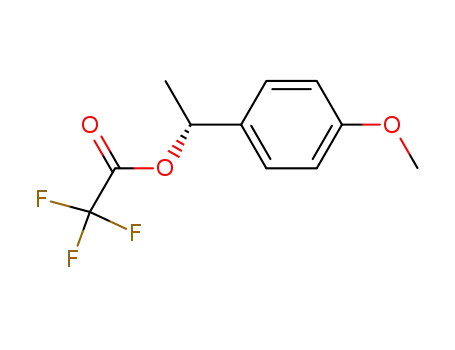 Molecular Structure of 58287-19-7 ((R)-1-(p-methoxyphenyl)ethyl trifluoroacetate)