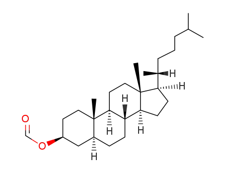 Molecular Structure of 10437-24-8 (3β-formyloxy-5αH-cholestane)