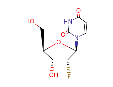 Molecular Structure of 784-71-4 (2'-Fluoro-2'-deoxyuridine)