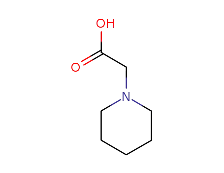 Molecular Structure of 3235-67-4 (PIPERIDIN-1-YL-ACETIC ACID)