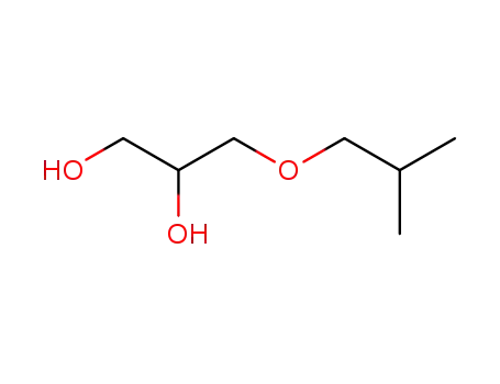 Molecular Structure of 61940-72-5 (3-(2-methylpropoxy)propane-1,2-diol)