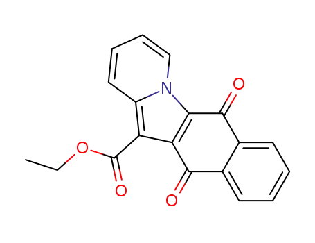 Molecular Structure of 3306-93-2 (ethyl 6,11-dioxo-6,11-dihydrobenzo[f]pyrido[1,2-a]indole-12-carboxylate)