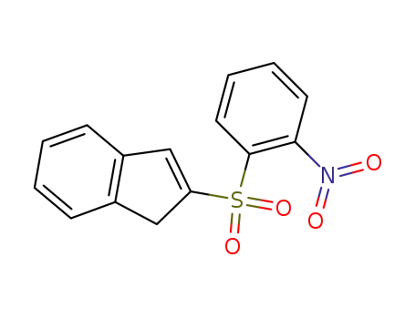 Molecular Structure of 100461-60-7 (2-(2'-nitrophenylsulphone)indene)