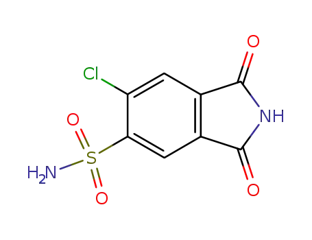 Molecular Structure of 3861-99-2 (4-(AMINOSULFONYL)-5-CHLOROPHTHALIMIDE)