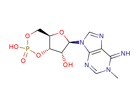Molecular Structure of 50884-82-7 (<i>O</i><sup>3'<sub>,<i>O</i></sub>5'</sup>-hydroxyphosphoryl-1-methyl-6,<i>N</i><sup>6</sup>-didehydro-1,6-dihydro-adenosine)