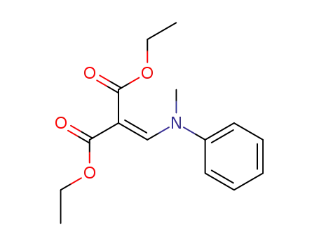 Molecular Structure of 37041-15-9 (diethyl {[methyl(phenyl)amino]methylidene}propanedioate)