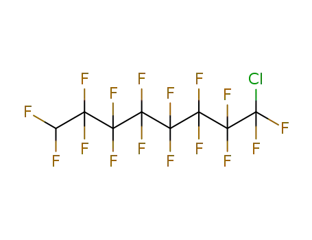 Molecular Structure of 423-53-0 (1-CHLORO-1,1,2,2,3,3,4,4,5,5,6,6,7,7,8,8-HEXADECAFLUOROOCTANE)