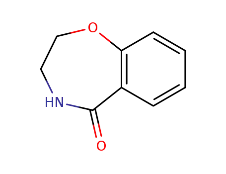 Molecular Structure of 703-51-5 (3,4-Hihydro-1,4-benzoxazepin-5(2H)-one)