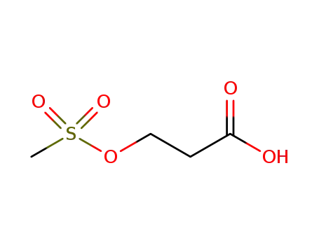 Molecular Structure of 1259387-79-5 (3-(methanesulfonyloxy)propionic acid)