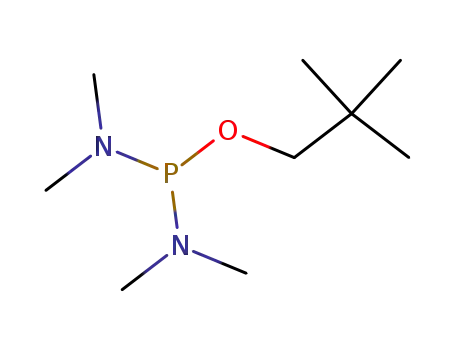 Molecular Structure of 105334-48-3 (Neopentyl N,N,N',N'-tetramethylphosphorodiamidite)