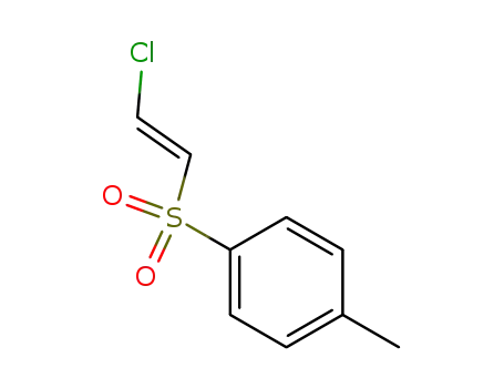 Molecular Structure of 878-81-9 (Benzene, 1-[(2-chloroethenyl)sulfonyl]-4-methyl-, (E)-)