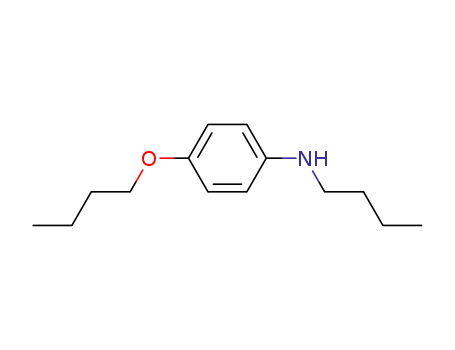 Molecular Structure of 136540-19-7 ((4-Butoxy-phenyl)-butyl-amine)