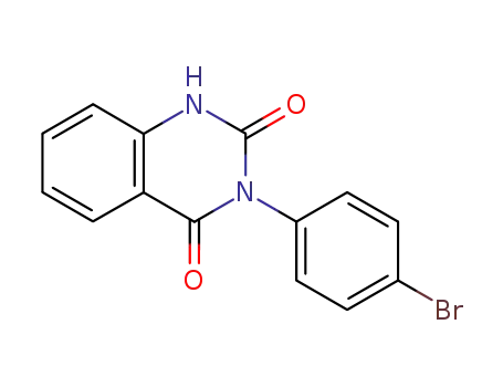 Molecular Structure of 2400-96-6 (2,4(1H,3H)-Quinazolinedione, 3-(4-bromophenyl)-)
