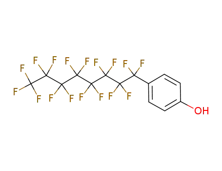 Molecular Structure of 80804-82-6 (Phenol, 4-(heptadecafluorooctyl)-)