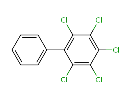 Molecular Structure of 18259-05-7 (2,3,4,5,6-PENTACHLOROBIPHENYL)