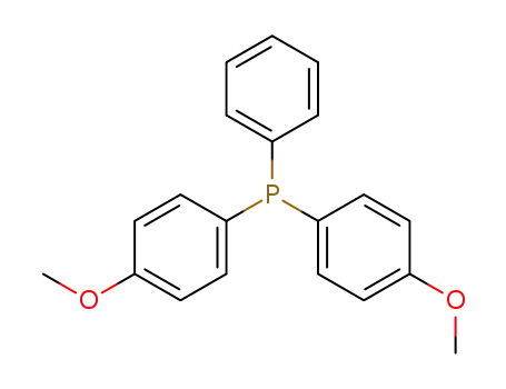 Molecular Structure of 14180-51-9 (BIS(4-METHOXYPHENYL)PHENYLPHOSPHINE)