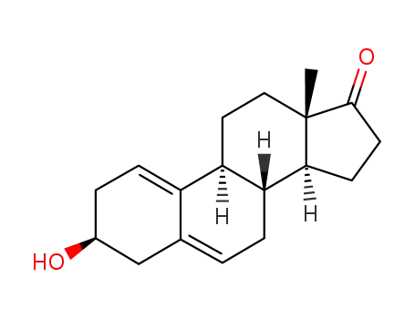 Molecular Structure of 843-81-2 (3β-Hydroxy-19-norandrosta-1(10),5-dien-17-one)