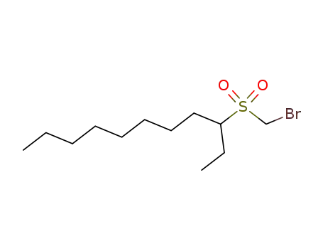 Molecular Structure of 85058-00-0 (1-Brommethylsulfonyl-1-ethylnonan)