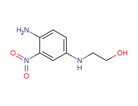 Molecular Structure of 24905-87-1 (2-(4-Amino-3-nitroanilino)ethanol)