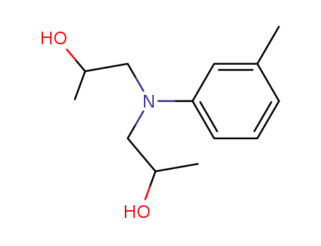 Molecular Structure of 38668-49-4 (1,1'-(m-tolylimino)dipropan-2-ol)