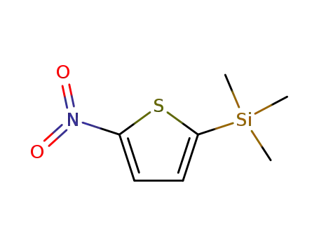 Molecular Structure of 77998-65-3 (5-nitro-2-trimethylsilylthiophene)
