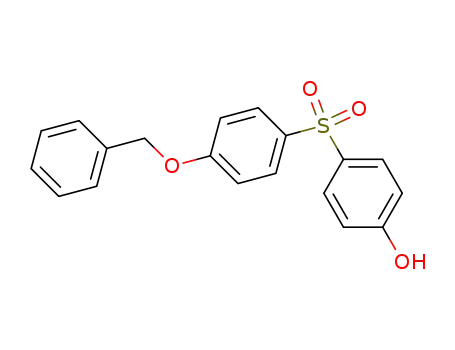 Molecular Structure of 63134-33-8 (4-[(4-Benzyloxyphenyl)sulfonyl]phenol)