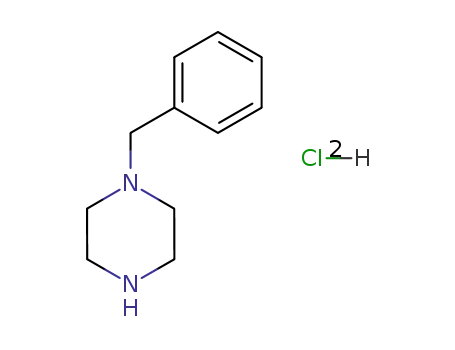 Molecular Structure of 5321-63-1 (1-Benzylpiperazine dihydrochloride)
