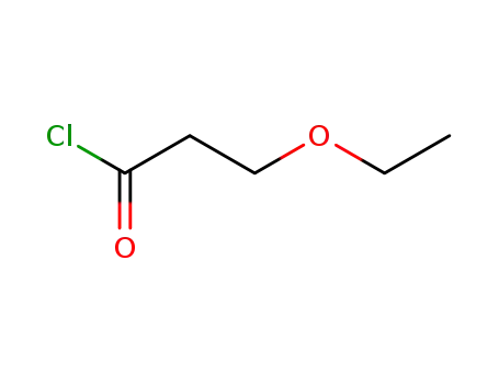 Molecular Structure of 49775-37-3 (Propanoyl chloride, 3-ethoxy-)