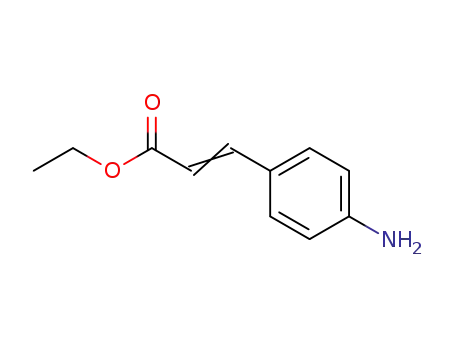 Molecular Structure of 5048-82-8 (Ethyl 4-aminocinnamate)