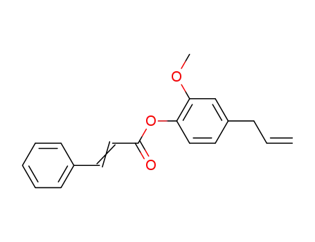 Molecular Structure of 532-08-1 (4-allyl-2-methoxyphenyl cinnamate)
