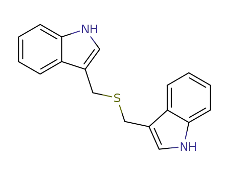 Molecular Structure of 86204-61-7 (diindolyl-3,3'-methylsulfide)
