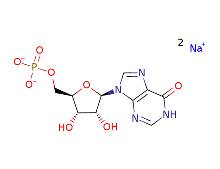 Molecular Structure of 4691-65-0 (Disodium 5'-Inosinate)