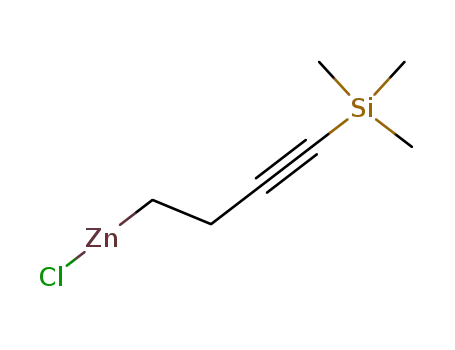 Molecular Structure of 74133-08-7 (Zinc, chloro[4-(trimethylsilyl)-3-butynyl]-)