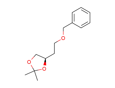 1,3-Dioxolane, 2,2-dimethyl-4-[2-(phenylmethoxy)ethyl]-, (4R)-