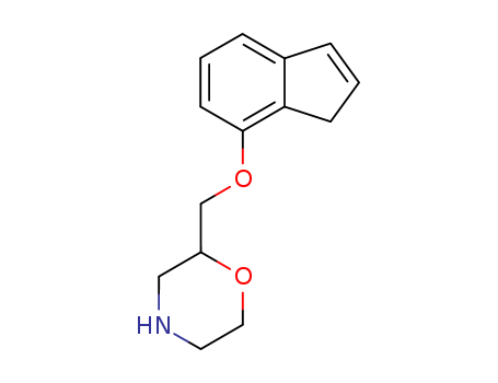 2-[(1H-Inden-7-yloxy)methyl]morpholine fumarate