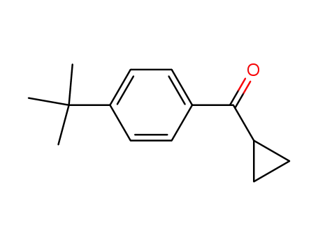 Molecular Structure of 38675-79-5 (4-tert-Butylphenyl cyclopropyl ketone)