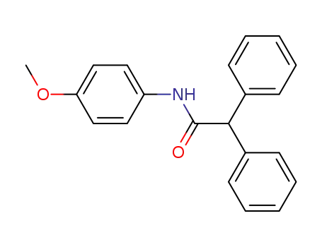 Molecular Structure of 23105-44-4 (N-(4-methoxyphenyl)-2,2-diphenylacetamide)