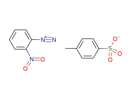 Molecular Structure of 1059625-66-9 (2-nitrobenzenediazonium 4-methylbenzenesulfonate)