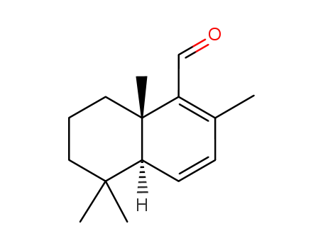 Molecular Structure of 326795-18-0 ((4aS,8aS)-2,5,5,8a-Tetramethyl-4a,5,6,7,8,8a-hexahydronaphthalene-1-carbaldehyde)