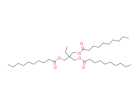 Molecular Structure of 78-17-1 (2-ethyl-2-[[(1-oxodecyl)oxy]methyl]-1,3-propanediyl didecanoate)