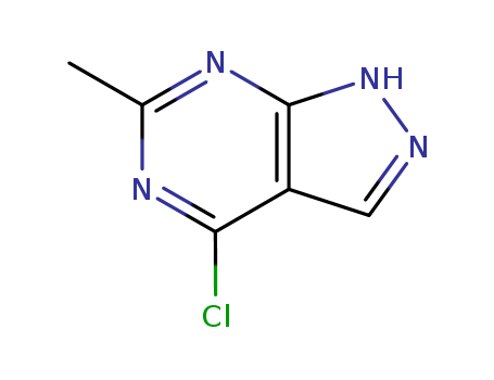 1H-Pyrazolo[3,4-d]pyrimidine, 4-chloro-6-methyl-