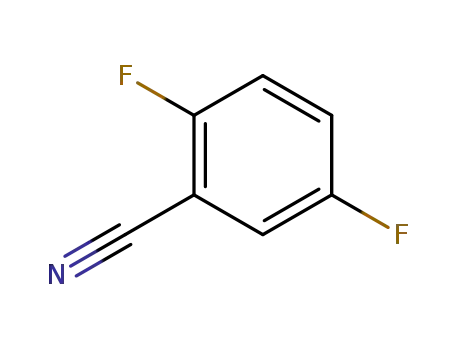 Molecular Structure of 64248-64-2 (2,5-Difluorobenzonitrile)