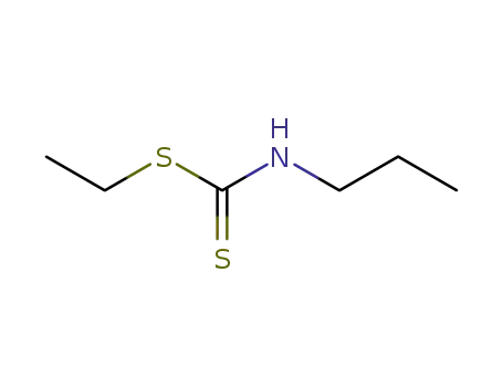 Molecular Structure of 83962-15-6 (Propyl-dithiocarbamic acid ethyl ester)