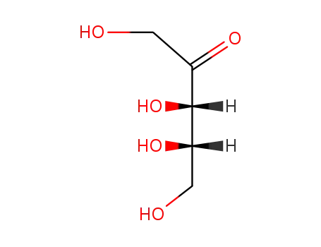 Molecular Structure of 2042-27-5 (L-erythro-2-Pentulose (9CI))